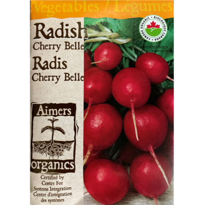 Aimers Organics Radish Cherry Belle Pkg.