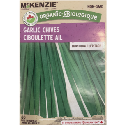 McKenzie Organic Herb Seed Chives Garlic Pkg.