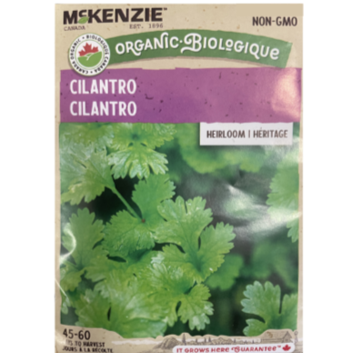 McKenzie Organic Seeds Cilantro