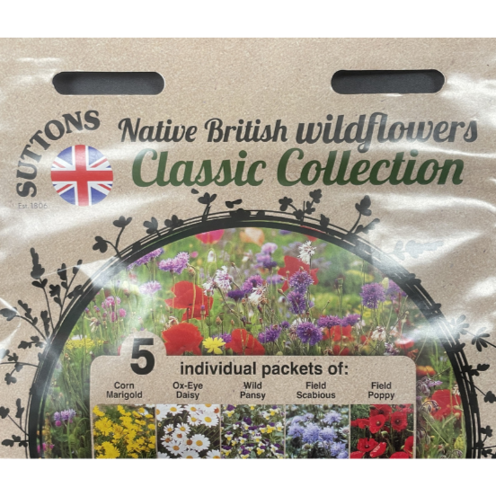 Suttons Seed Native British Wildflower Classic Collection