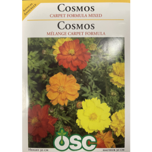 OSC Seeds Cosmos Carpet Formula Mixed Pkg