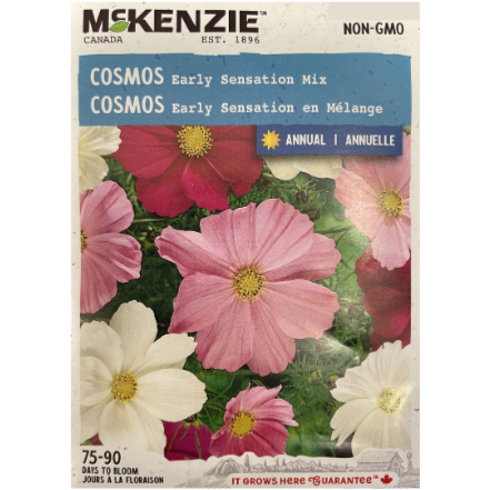 McKenzie Seed Cosmos Early Sensation Mix Pkg