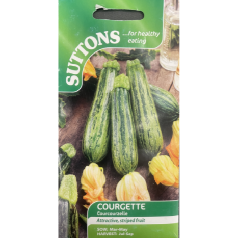 Suttons Seed Courgette Courcourzelle Pkg.
