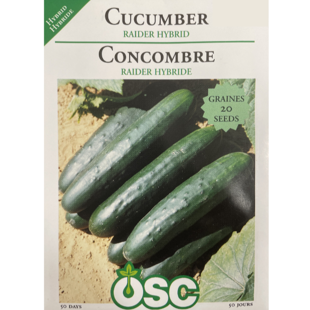 OSC Seeds Cucumber Raider Hybrid Pkg