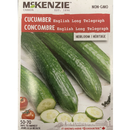 McKenzie Seed Cucumber English Long Telegraph Pkg.