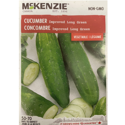 McKenzie Seed Cucumber Improved Long Green Pkg.