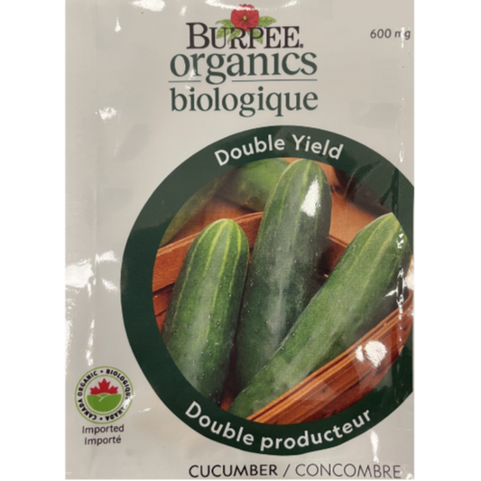 Burpee Seeds Organic Cucumber Double Yield