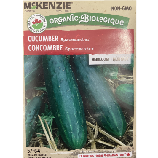 McKenzie Organic Seed Cucumber Spacemaster Pkg.