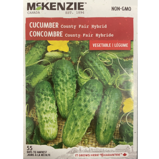 McKenzie Seed Cucumber County Fair Hybrid Pkg