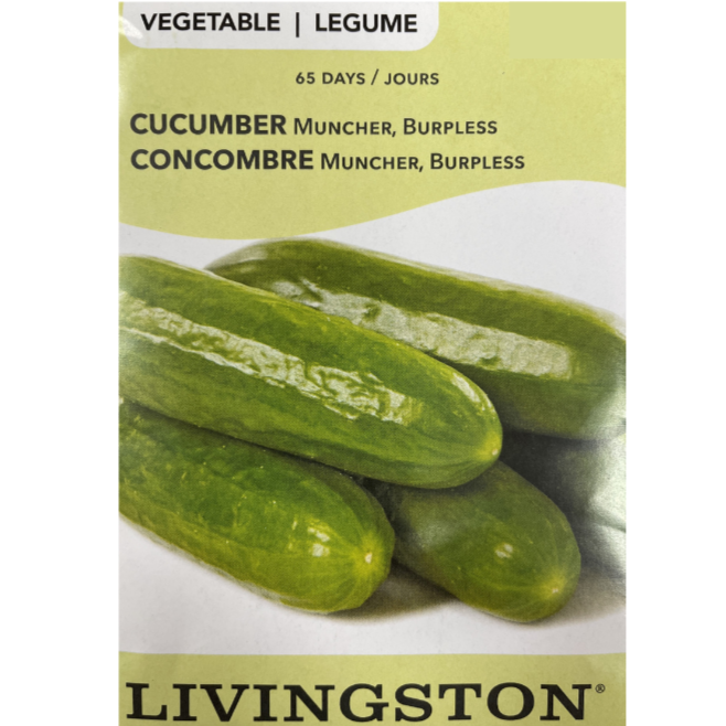 Livingston Seeds Cucumber Muncher Burpless Pkg