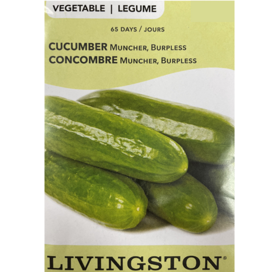 Livingston Seeds Cucumber Muncher Burpless Pkg