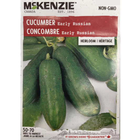 McKenzie Seed Cucumber Early Russian Pkg