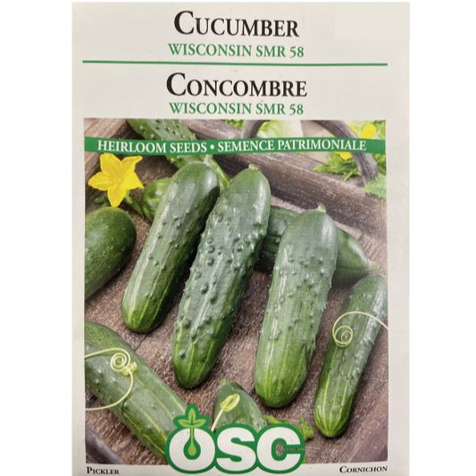 OSC Seeds Cucumber Wisconsin SMR 58 Pkg