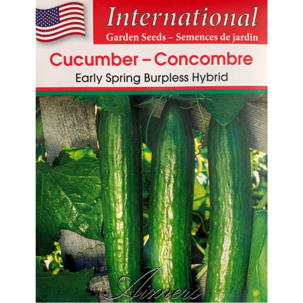Aimers International Cucumber Early Spring Burpless Hybrid