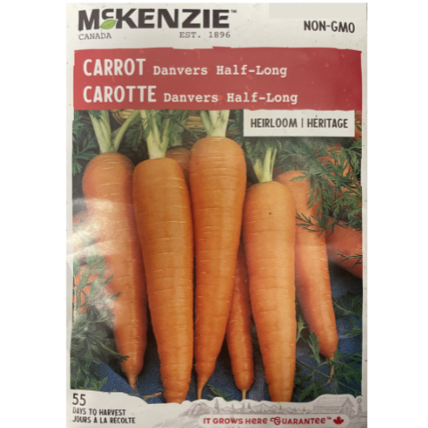 McKenzie Seed Carrot Danvers Half-Long Pkg