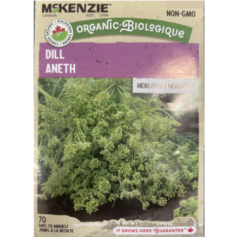 McKenzie Seed Organic Dill Pkg