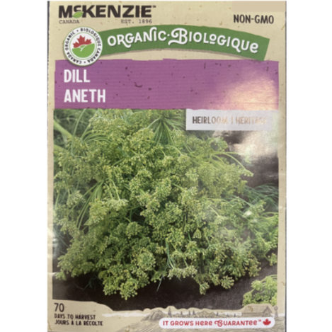 McKenzie Organic Herb Seed Dill Pkg.