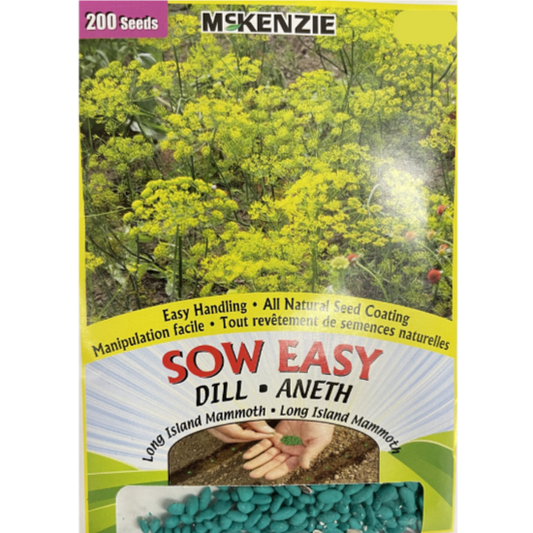 McKenzie Sow Easy Seed Dill Long Island Mammoth