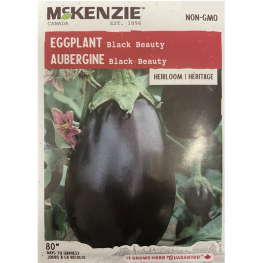 McKenzie Seed Eggplant Black Beauty Pkg.