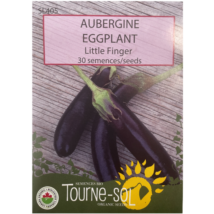 Tourne-Sol Eggplant Little Finger Pkg.