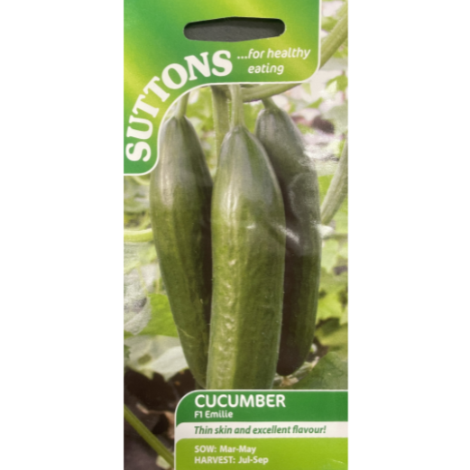 Suttons Seed Cucumber F1 Emille