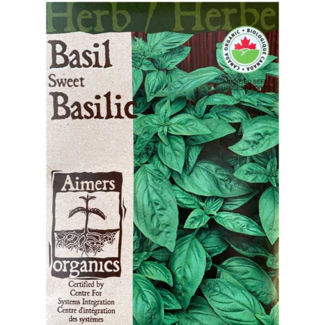Aimers Organics Basil Sweet