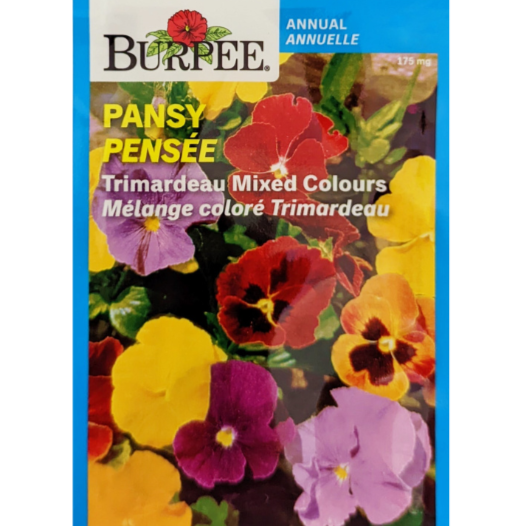 Burpee Seeds Pansy Trimardeau Mixed Colours