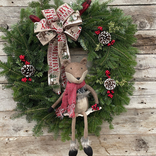 Fresh Wreath 16" Plush Character 'Fox'