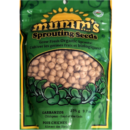 Mumm's Sprouts Garbanzo Beans