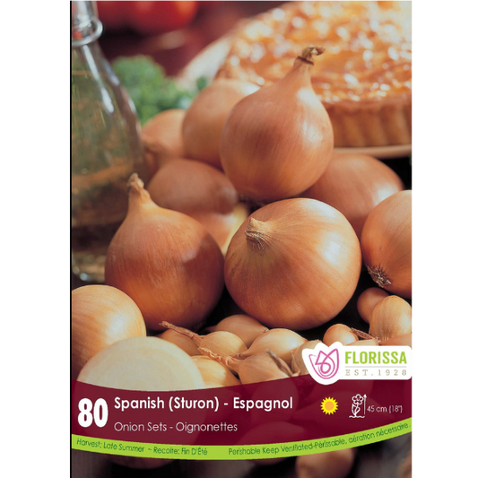 Onion Spanish Sturon Sets 80/Bag