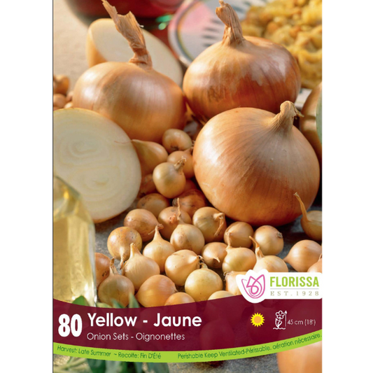 Bulbs Onion Sets Yellow/Stuttgard 80/Bag
