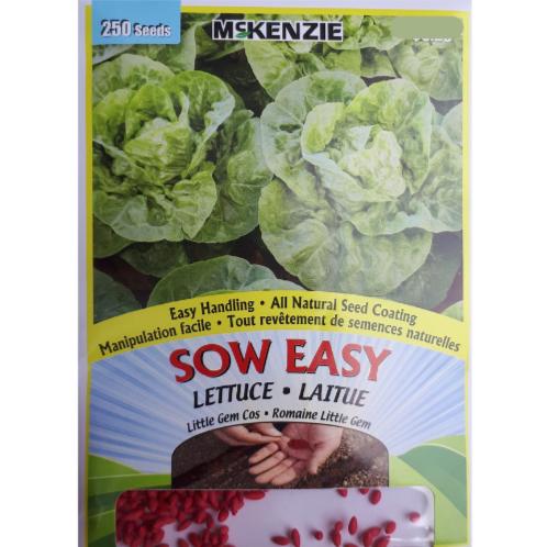 McKenzie Sow Easy Seed Lettuce Little Gem Cos