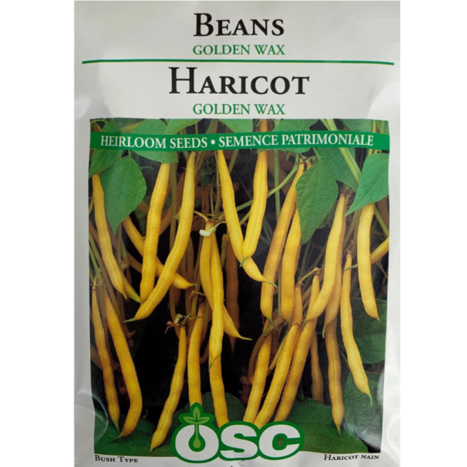 OSC Seeds Beans Golden Wax Yellow