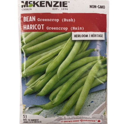 McKenzie Seed Bean Greencrop Bush Pkg