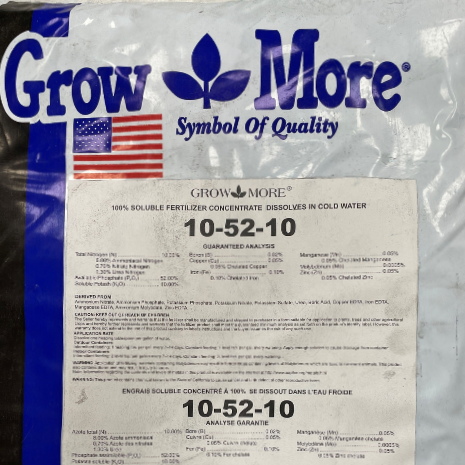 Growmore 10-52-10 Water Soluble 11.36kg