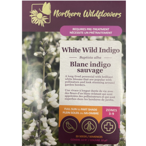 Northern Wildflowers Indigo White Wild Pkg.