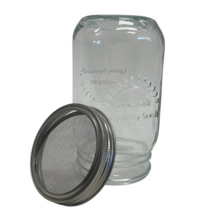 Sprouting Jar w/Screen 1 Litre
