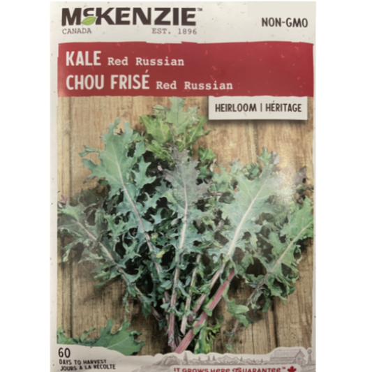 McKenzie Seed Kale Red Russian Pkg