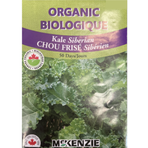 McKenzie Organic Seeds Kale Siberian Pkg