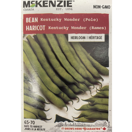 McKenzie Seed Bean Kentucky Wonder Pole Pkg