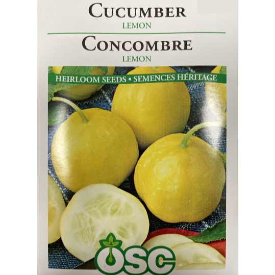 OSC Seeds Cucumber Lemon Pkg