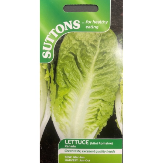 Suttons Seed Lettuce Xanadu Pkg.