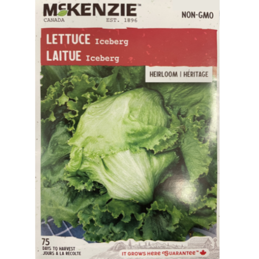 McKenzie Seed Lettuce Iceberg Pkg