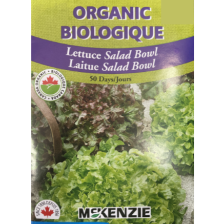 McKenzie Organic Seeds Lettuce Salad Bowl Pkg