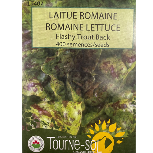 Tourne-Sol Lettuce Romaine Flashy Trout Back Pkg