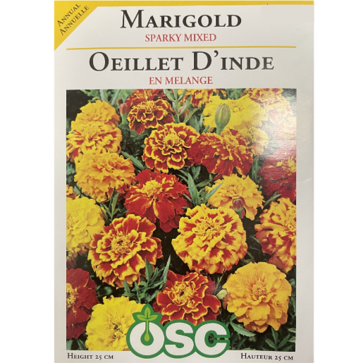OSC Seeds Marigold Sparky Mixed Pkg.