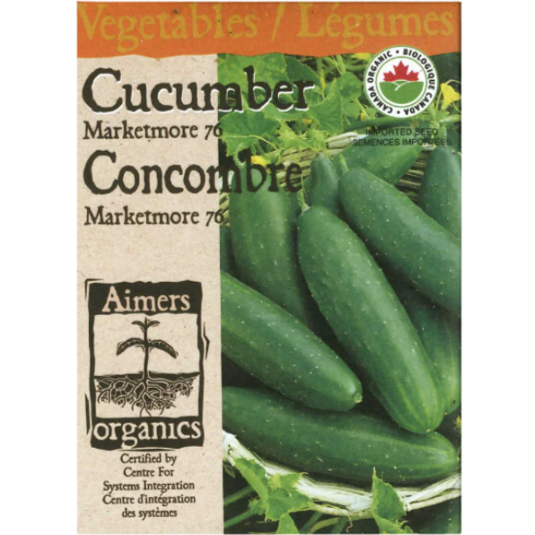 Aimers Organics Cucumber Marketmore 76