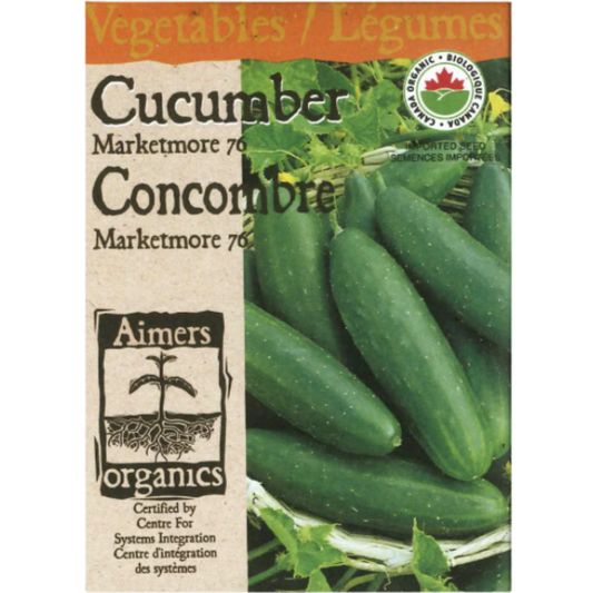 Aimers Organics Cucumber Marketmore 76 Pkg.