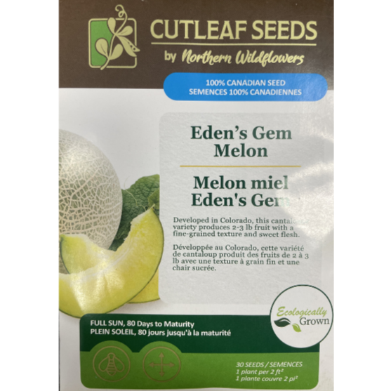 Northern Wildflowers Eden's Gem Melon Pkg