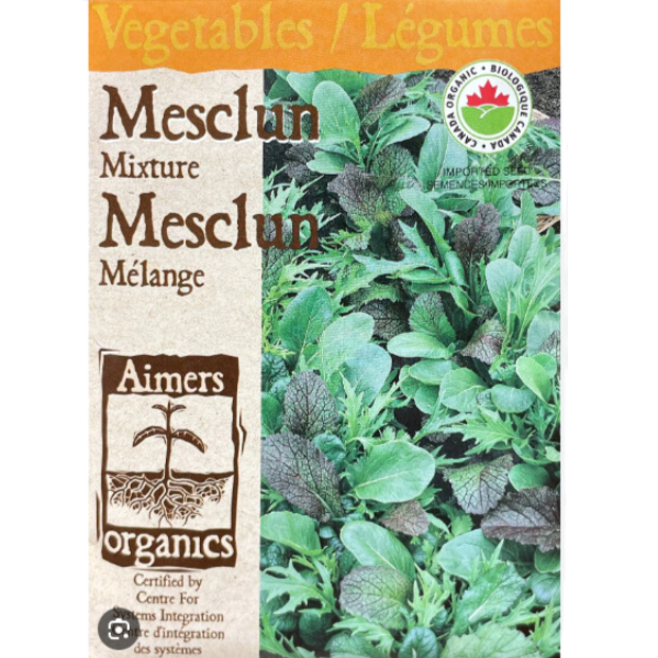 Aimers Organics Mesclun Mix Pkg.